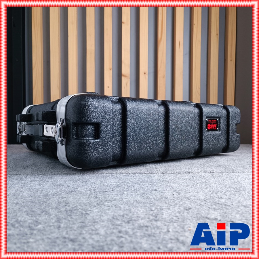 สีดำ NPE RACK RC-ABS2UM ลึก12นิ้ว กล่องใส่เครื่องเสียง RC ABS 2UM ABS 2 UM แร็คพลาสติก ABS2UM แร็ค กล่องแร็ค abs rack 2um เอไอ-ไพศาล