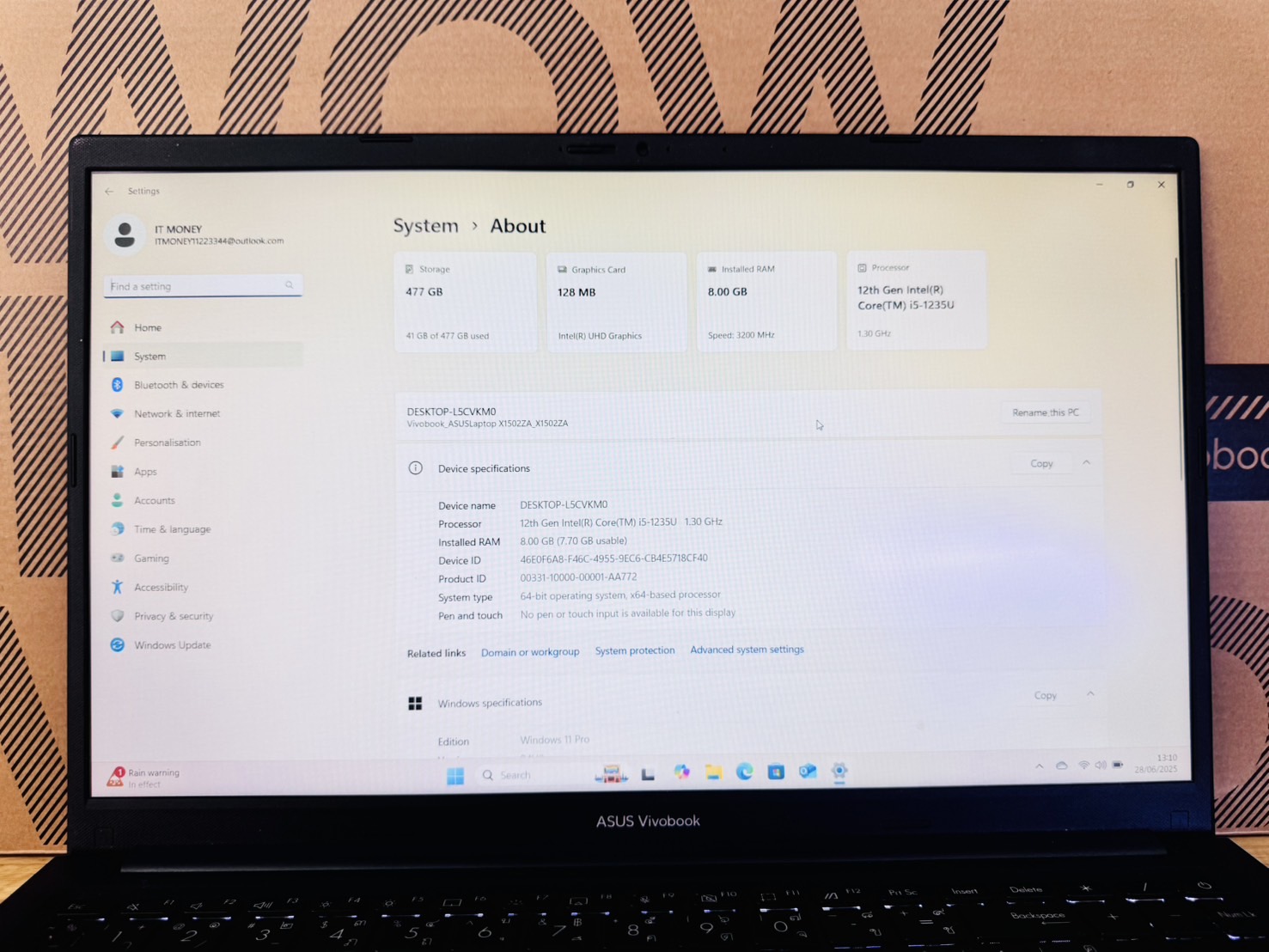 🎉 Asus Vivobook 15 X1502ZA-EJ506W Blue 🎉 ทำงาน + เรียน ลื่นๆ มีปกศ. 9 เดือน คุ้ม 🔥