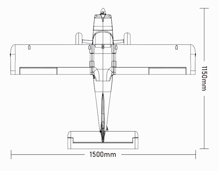 XFly Tasman 1500mm PNP