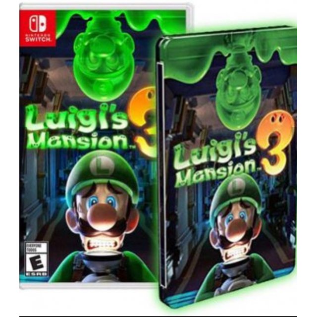 Nintendo Switch: LUIGI'S MANSION 3 + Steel Book (US/Asia)