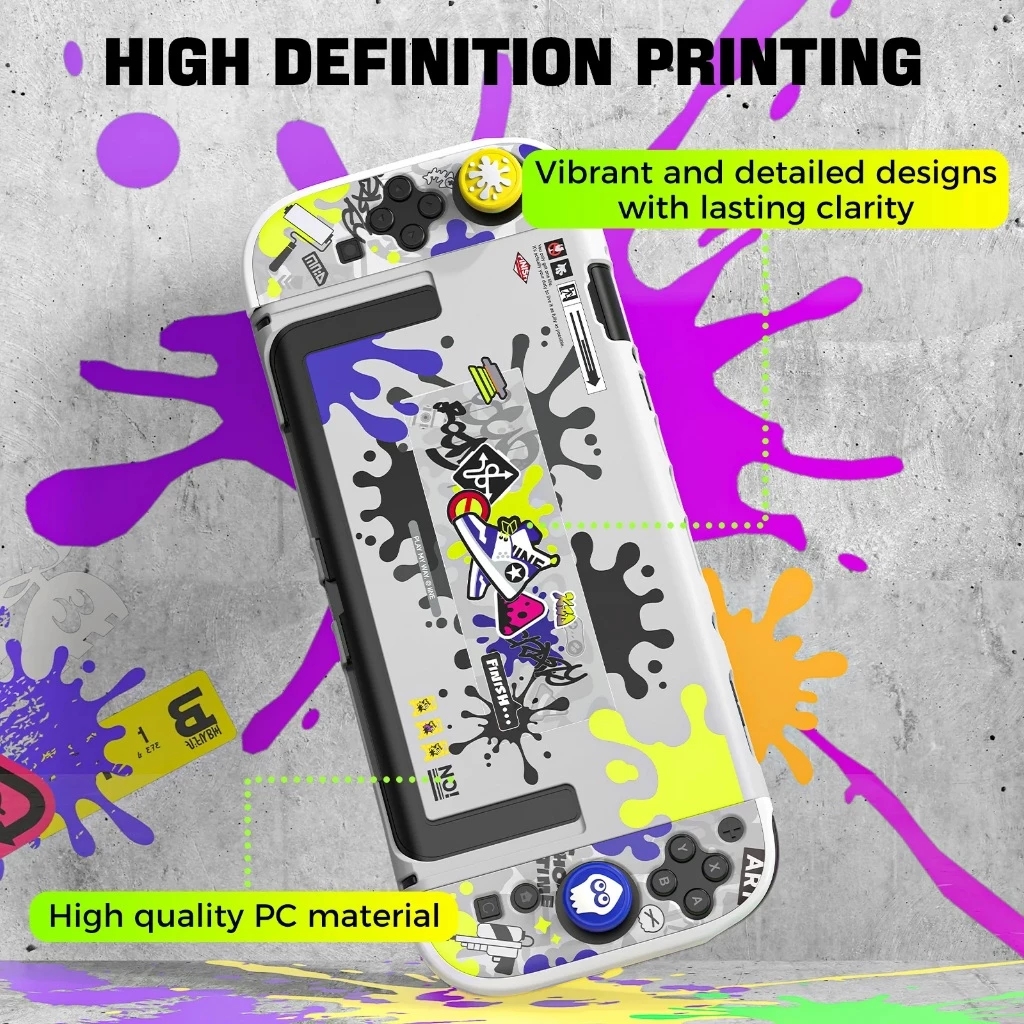 IINE: Nintendo Switch 2 Protective Case - Motorsport/Splatoon