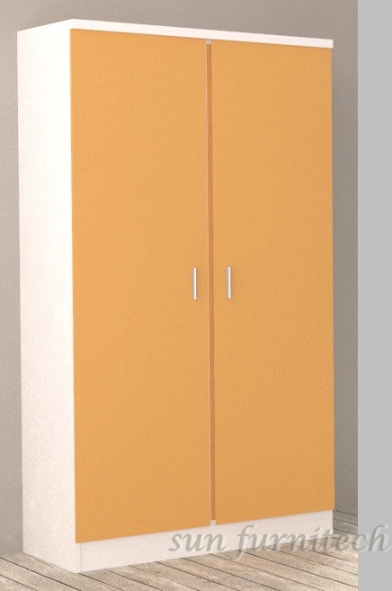 ตู้เสื้อผ้า 2 บานเปิด ขนาด 90 CM. หบ้าบานเมลามีน exclusive รุ่น WR-9004