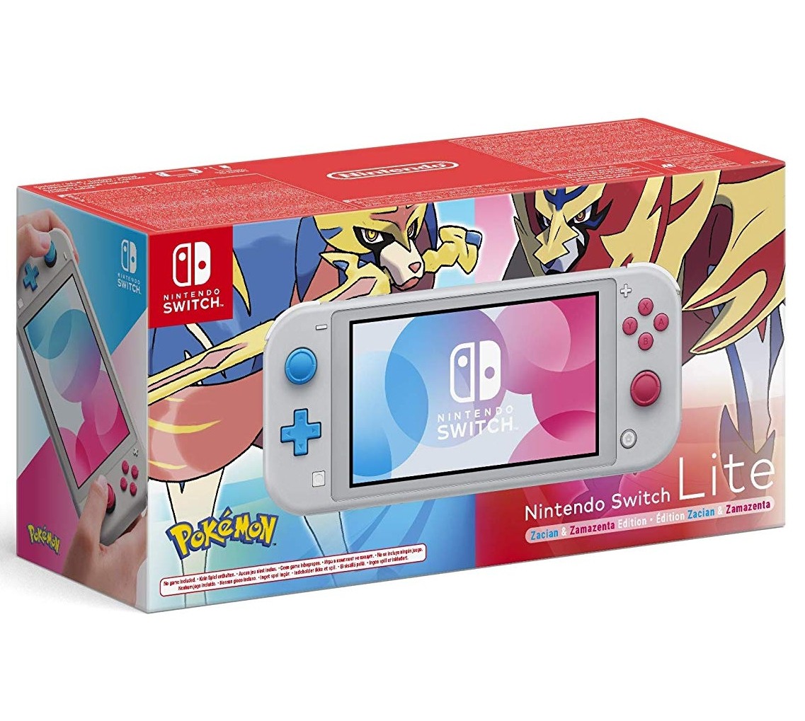 Nintendo Switch Lite Zacian and Zamazenta Edition