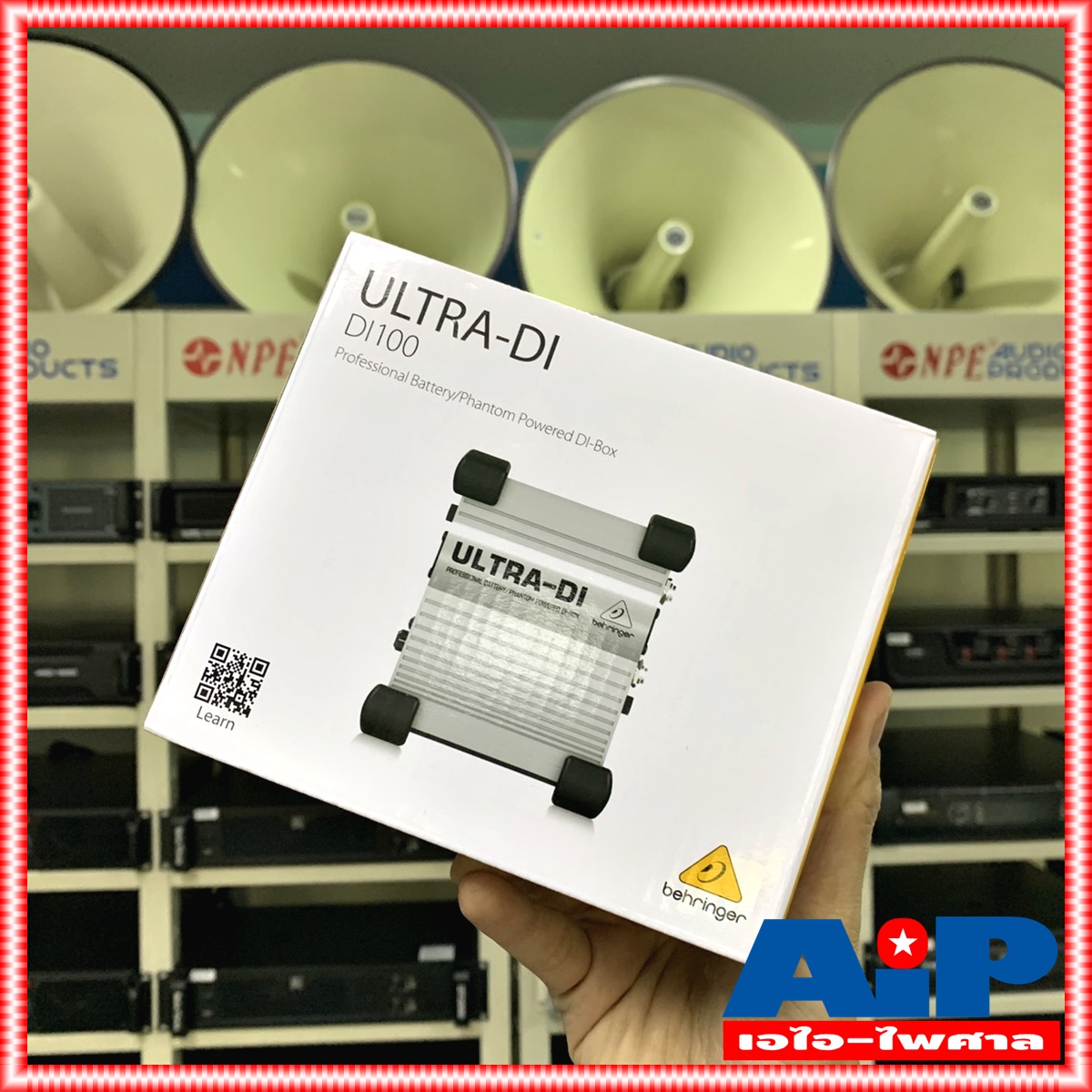 BEHRINGER DI-100 ULTRA DI-BOX กล่องป้องกันเสียงรบกวน กล่อง DI100 DI BOX di 100 +++