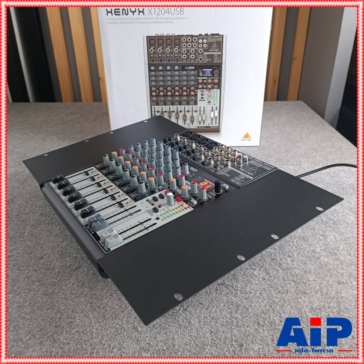 BEHRINGER XENYX-X1204USB mixer มิกเซอร์ BEHRINGER XENYX X1204FX Mixer เครื่องผสมสัญญาณเสียง มิกเซอร์ แบบอนาล็อค Behringer Xenyx X1204FX +++ เอไอ-ไพศาล