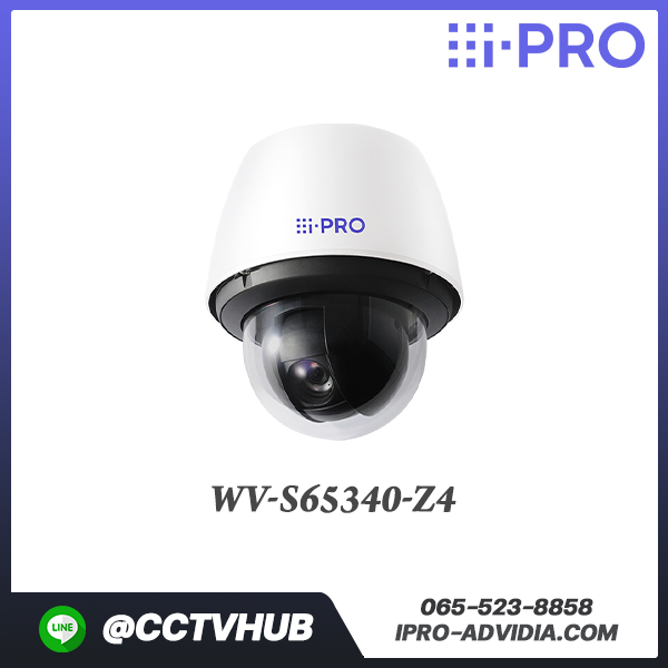 กล้อง PTZ i-PRO รุ่น WV-S65340-Z4 2MP(1080p) Outdoor PTZ Network Camera with 40x Optical Zoom Lens ,AI Engine