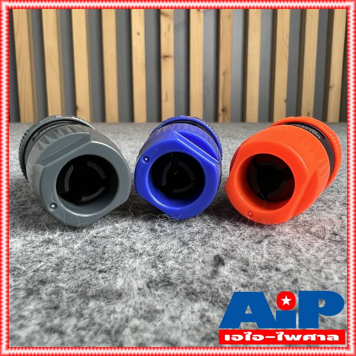 1ตัว มี3สีให้เลือก น้ำเงิน/ส้ม/เทา MITSUMI 911S03 ปลั๊กลำโพง แบบหมุนล็อค สำหรับต่อสายลำโพง Speakon Male Plug Connector เอไอ-ไพศาล