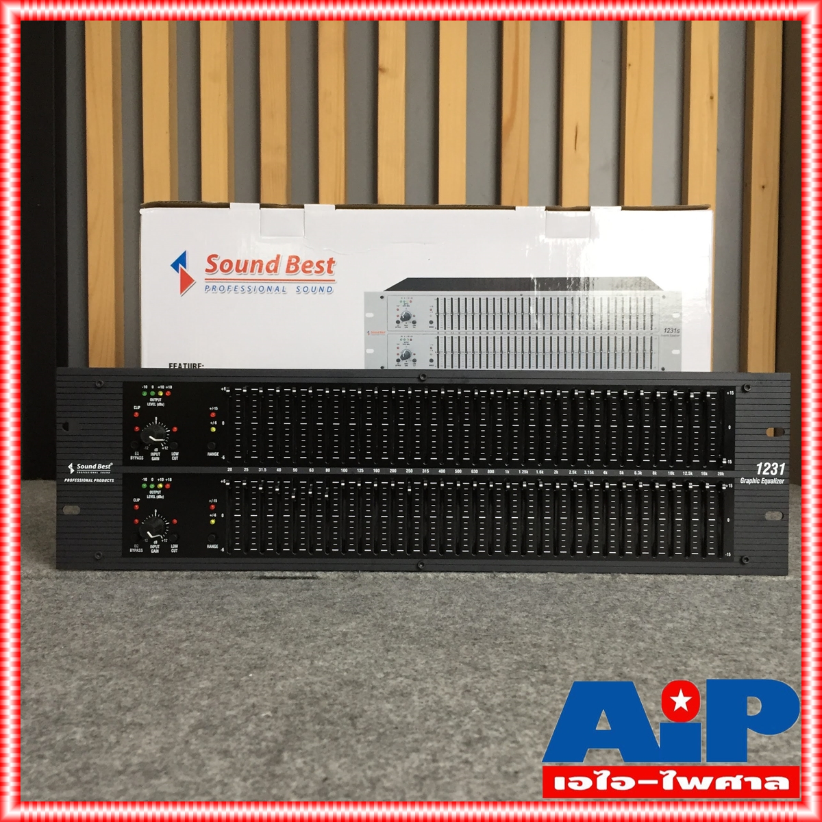 SOUNDBEST 1231B EQ Eqlizer 1231 อีคิวซาด์เบส 1231 Sound Best ซาวด์เบส อีคิวอีควอไลเซอร์31ช่อง เอไอ-ไพศาล +++