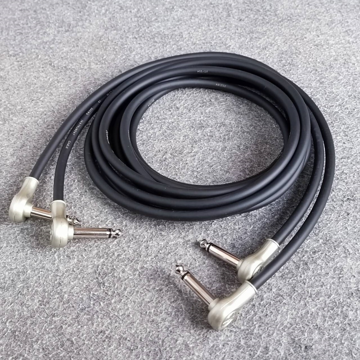 2เมตร Kirlin PAN2-243 Patch Cable สายแจ็คกีตาร์ สายพ่วงเอฟเฟค แพ็ค2เส้น สายต่อเอฟเฟคกีตาร์ หัวงอ/หัวงอ สายสัญญาณกีต้าร์ เอไอ-ไพศาล