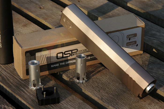 ACE1 ARMS OSP RANGE UP SUPPRESSOR 7" FDE