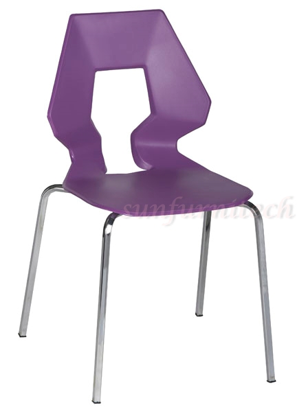 เก้าอี้อเนกประสงค์, เก้าอี้พลาสติก, เก้าอี้แฟชั่น, เก้าอี้โมเดิร์น, เก้าอี้โรงหาร, เก้าอี้ร้านอาหาร พนักพิงรูแชมเปญ VC รุ่น VC-821