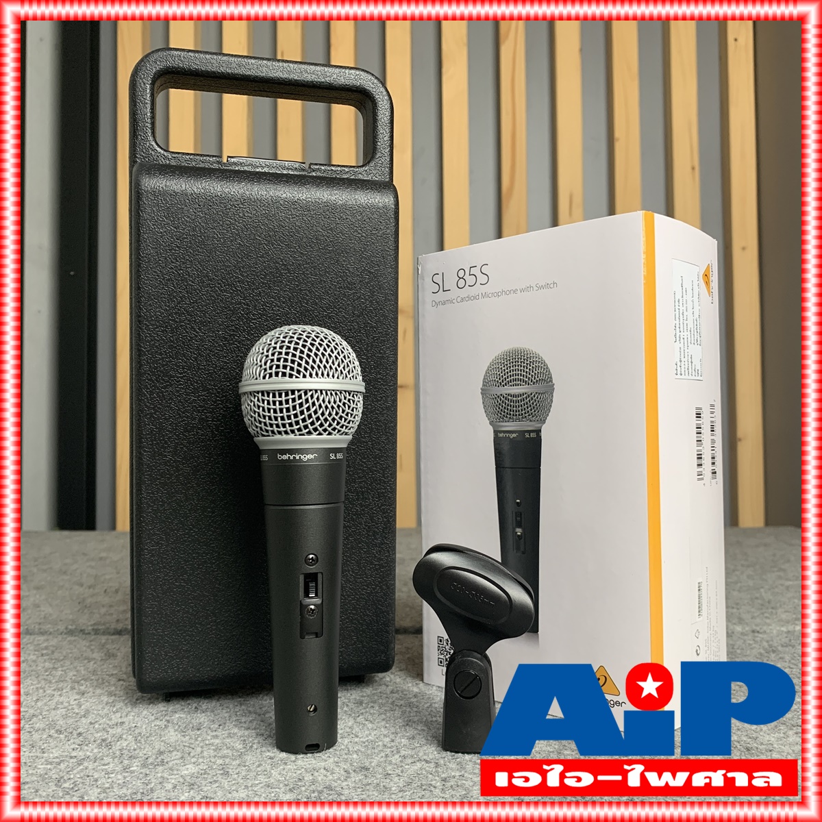 BEHRINGER ไมโครโฟน รุ่น SL-85S SL85 SL 85 S Dynamic Microphone ไมค์ ไมค์สาย ไมค์ร้อง ไมค์พูด SL85S ไมค์คาราโอเกะ +++