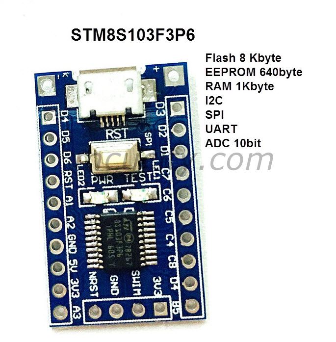 STM8 Development Board Minimum System Board STM8S103F3P6 Module