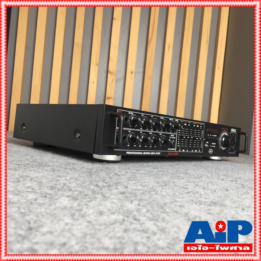 GXL GLA-330D แอมป์บ้าน มีกำลังขับ 20+20 Watts มีอีควอไลเซอร์ Equalization มี Boothtooth เชื่อมต่อกับโทรศัพท์ได้ GLA 330 D GLA 330D GLA330 D GLA330D เอไอ-ไพศาล