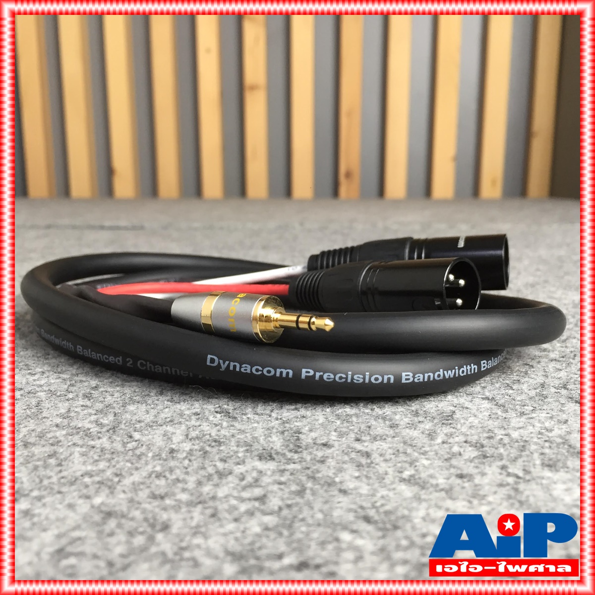 1.5เมตร DYNACOM JSL289สาย TR-ST ออก P.CANNONผู้x2 TR ST / XLRx2 สายสัญญาณ เสียง สายแจ็ค ไดน่าคอม เอไอ-ไพศาล