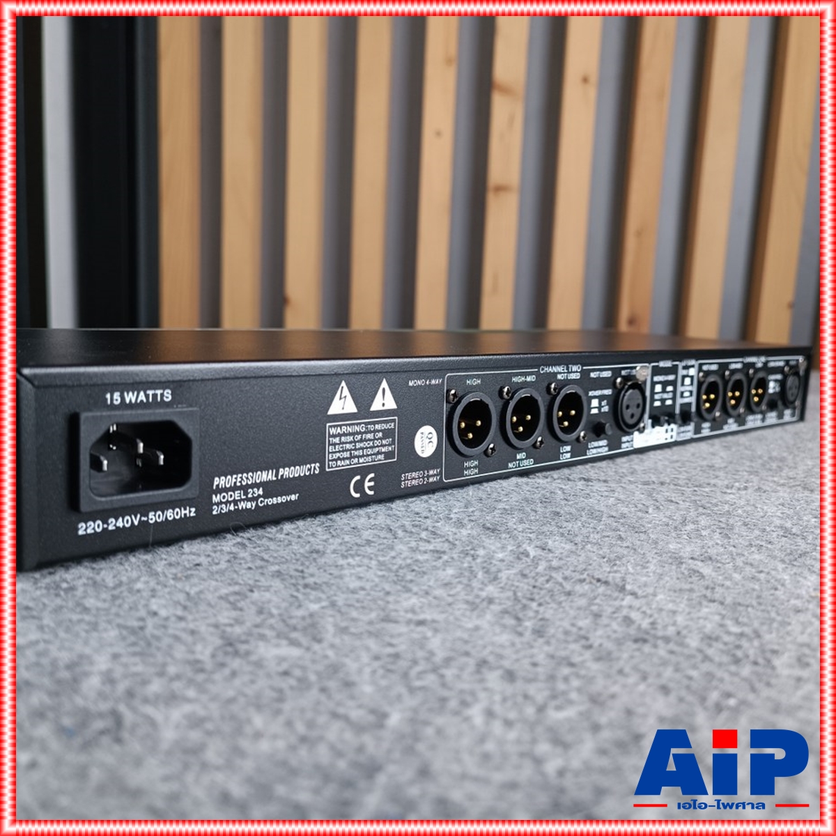 TADA 234XL crossover ครอสโอเวอร์อนาล็อก เครื่องแยกสัญญาณเสียง234XL Electronic crossover TADA รุ่น 234 XL ครอส2ทาง 234xl เอไอ-ไพศาล