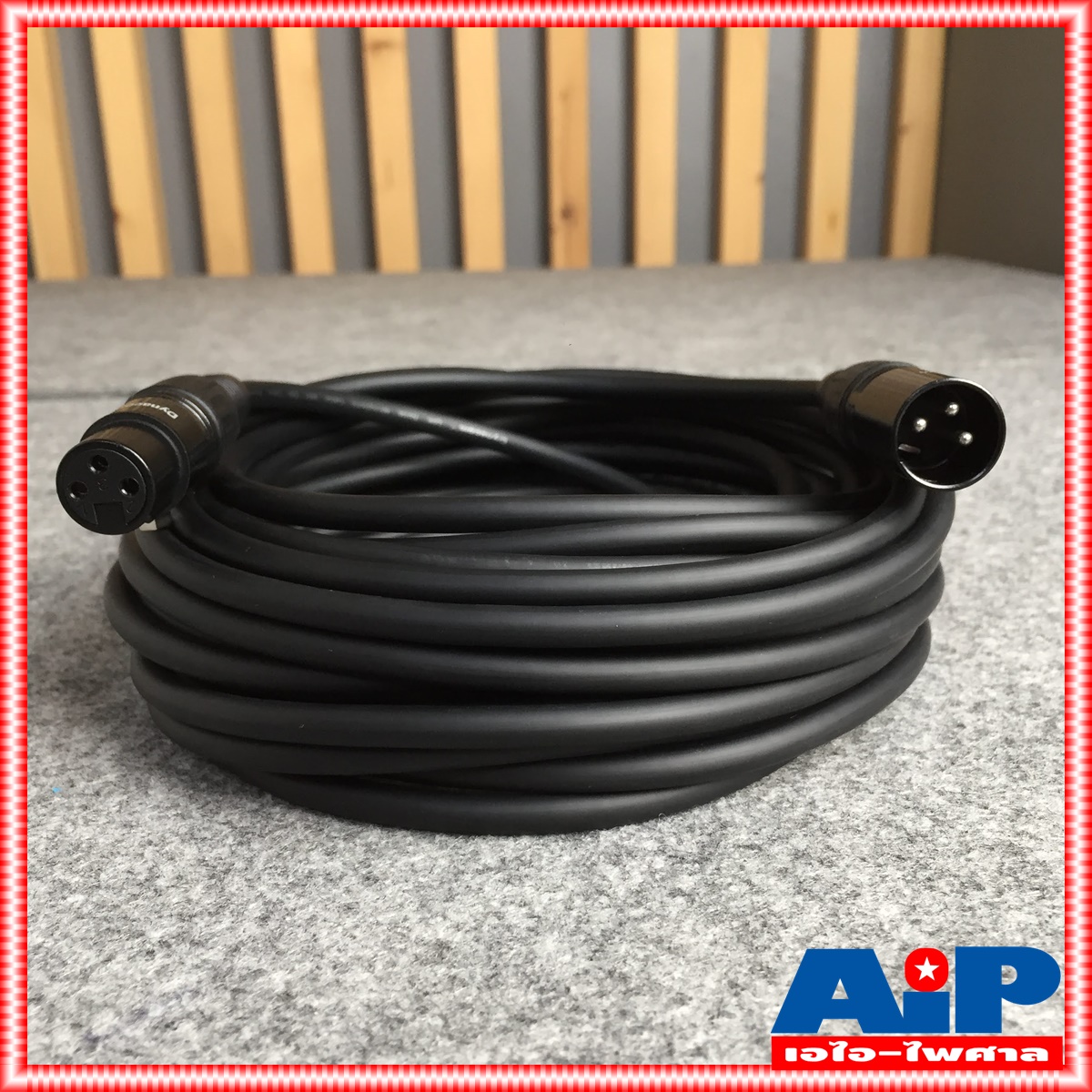10เมตร สายไมค์ DYNACOM J021 XLR หัวท้าย ผู้ - เมีย ยาว สายสัญญาณ CANNON ผู้ ออก CANNON เมีย สายบาลานซ์ สายต่อไมค์ (ลูกค้าอาจได้รับหัวสีเงินหรือดำขึ้นกับล็อตผลิตครับ)