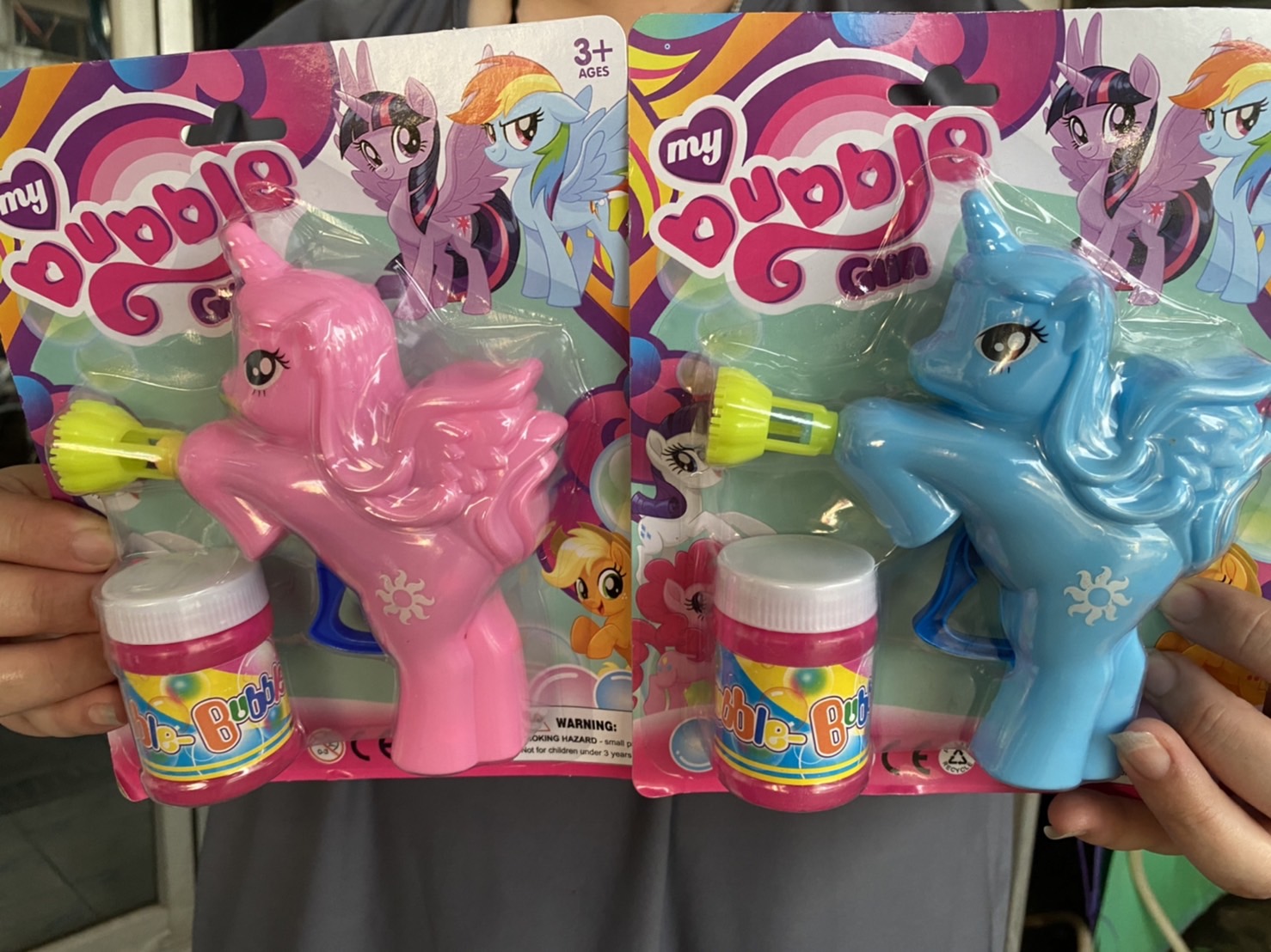 GC009411 ของเล่นเด็กปืนเป่าฟองโพนี่ เป่าฟองยูนิคอร์น ปลีกชิ้นละ