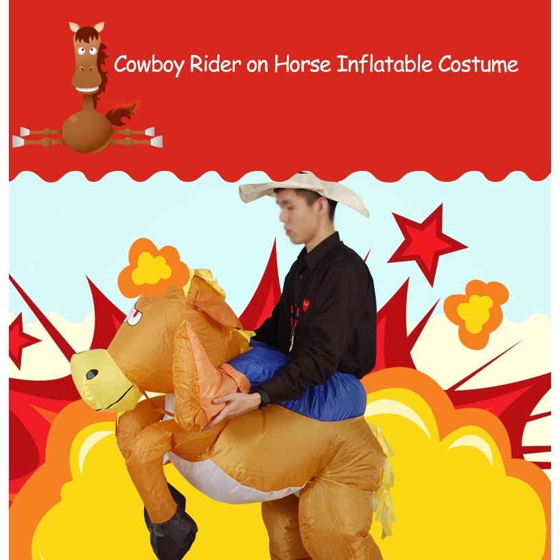 FZ1543 ชุดม้าเป่าลมผู้ใหญ่ 150 cm