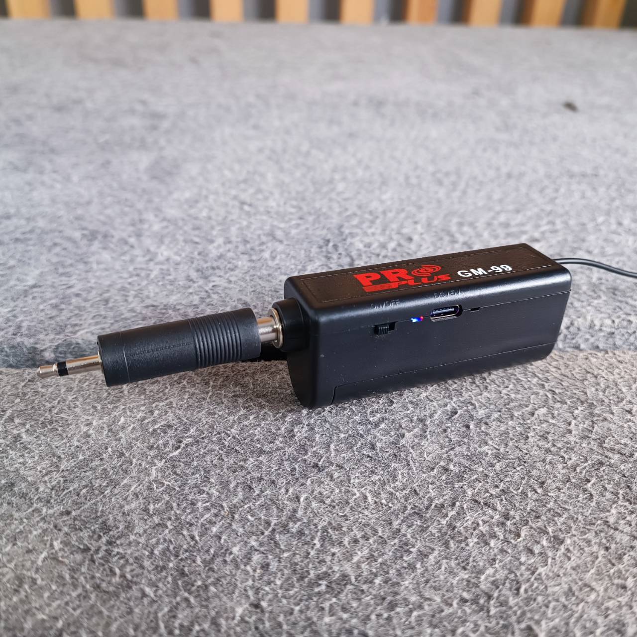 PROPLUS GM-99 ไมค์ลอยคู่ 2.4G ตัวรับเล็ก GM 99 ความถี่ใหม่ กสทช โปรพลัส ใช้ถ่าน AA pro plus GM99 เอไอ-ไพศาล