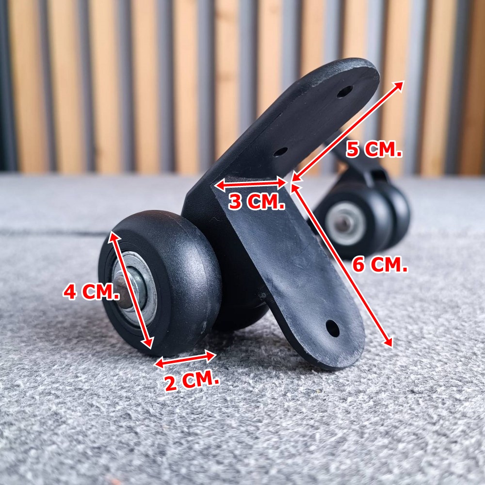 ล้ออะไหล่(ราคาคู่ละ) สำหรับใช้กับตู้1ใบ ตู้ลำโพง XXL BIK USK SL SK อุปกรณ์เสริม อะไหล่ แท้จากโรงงาน เอไอ-ไพศาล