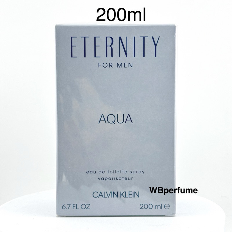 น้ำหอมแท้100% CK Eternity Aqua for Men EDT 200 ml.