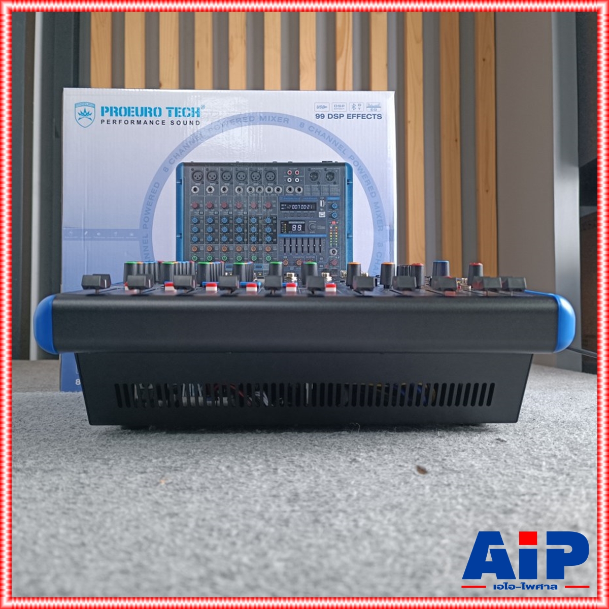 PROEUROTECH PMX-808 POWERMIXER เพาเวอร์มิกซ์ มิกซ์ มิกเซอร์ เครื่องเสียง เครื่องปรับแต่งเสียง PMX 808 PMX808 เอไอ-ไพศาล