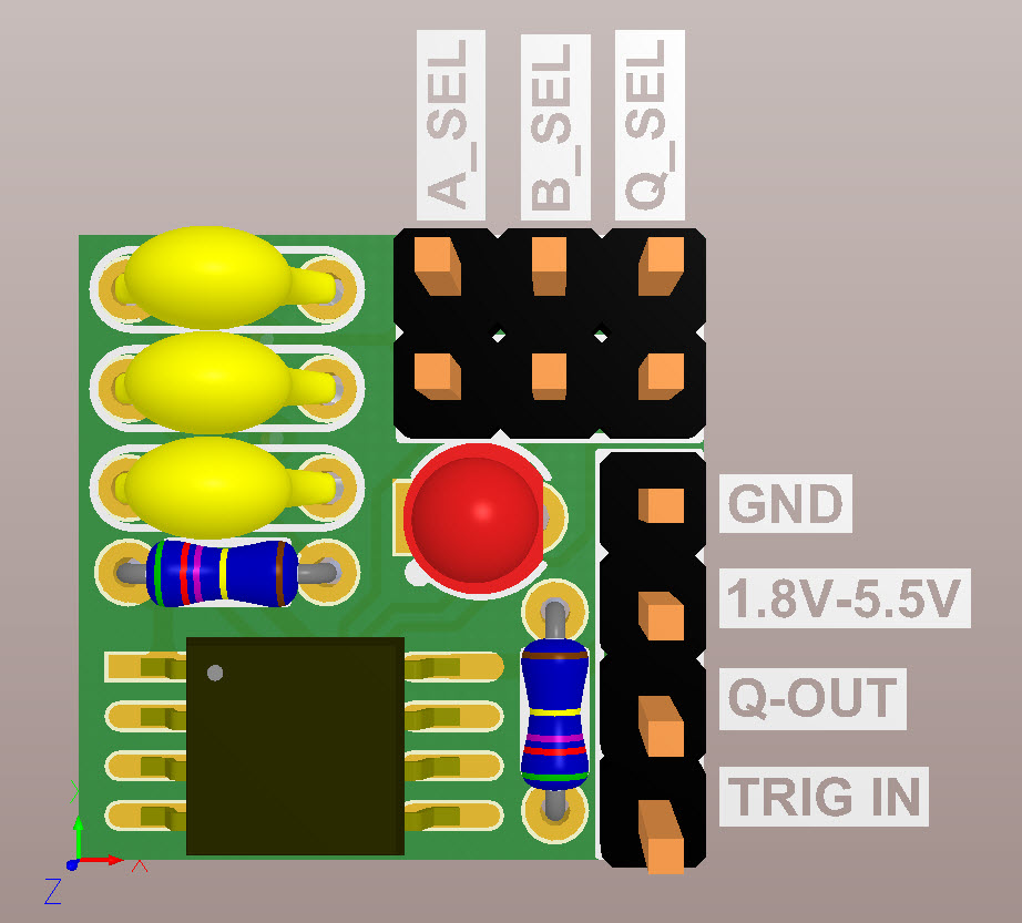 ATTINY13A watchdog timer trigger Q/ #Q module (5s-60000sec)