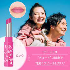 DHC Dense Urumi Color Lip Balm ลิปครีมบำรุงปากสีชมพู สูตรน้ำมันมะกอกและรกแกะมอบความแวววาวและวอลลุ่ม