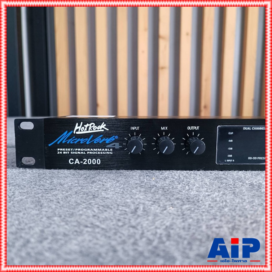 HOTROCK MICROVERB 4 เอฟเฟค (CA-2000/mid4) ดิจิตอลเอฟเฟกต์ เครื่องปรับเอฟเฟคเสียงร้อง เอฟเฟกต์ดิจิตอลเวที MICROVERB-4 MICROVERB4 เอไอ-ไพศาล