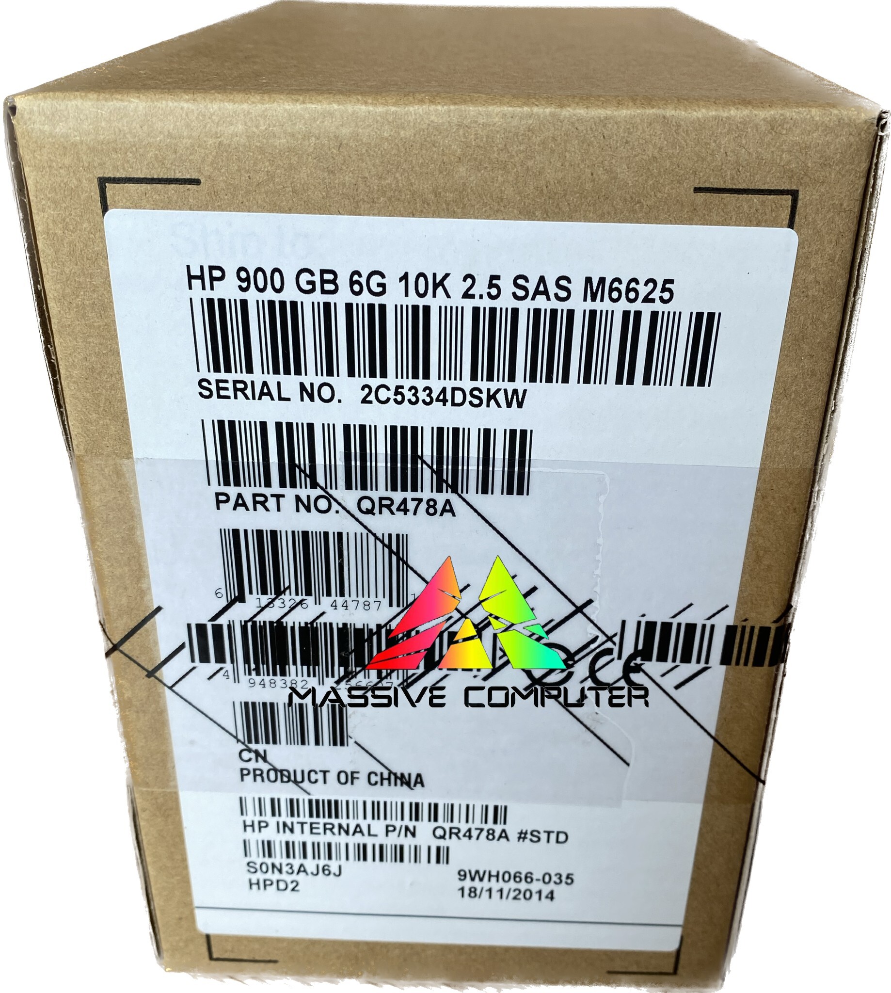 QR478A HP 900GB 6G 10K 2.5 DP SAS HDD ราคา ขาย ราคาถูก จำหน่าย