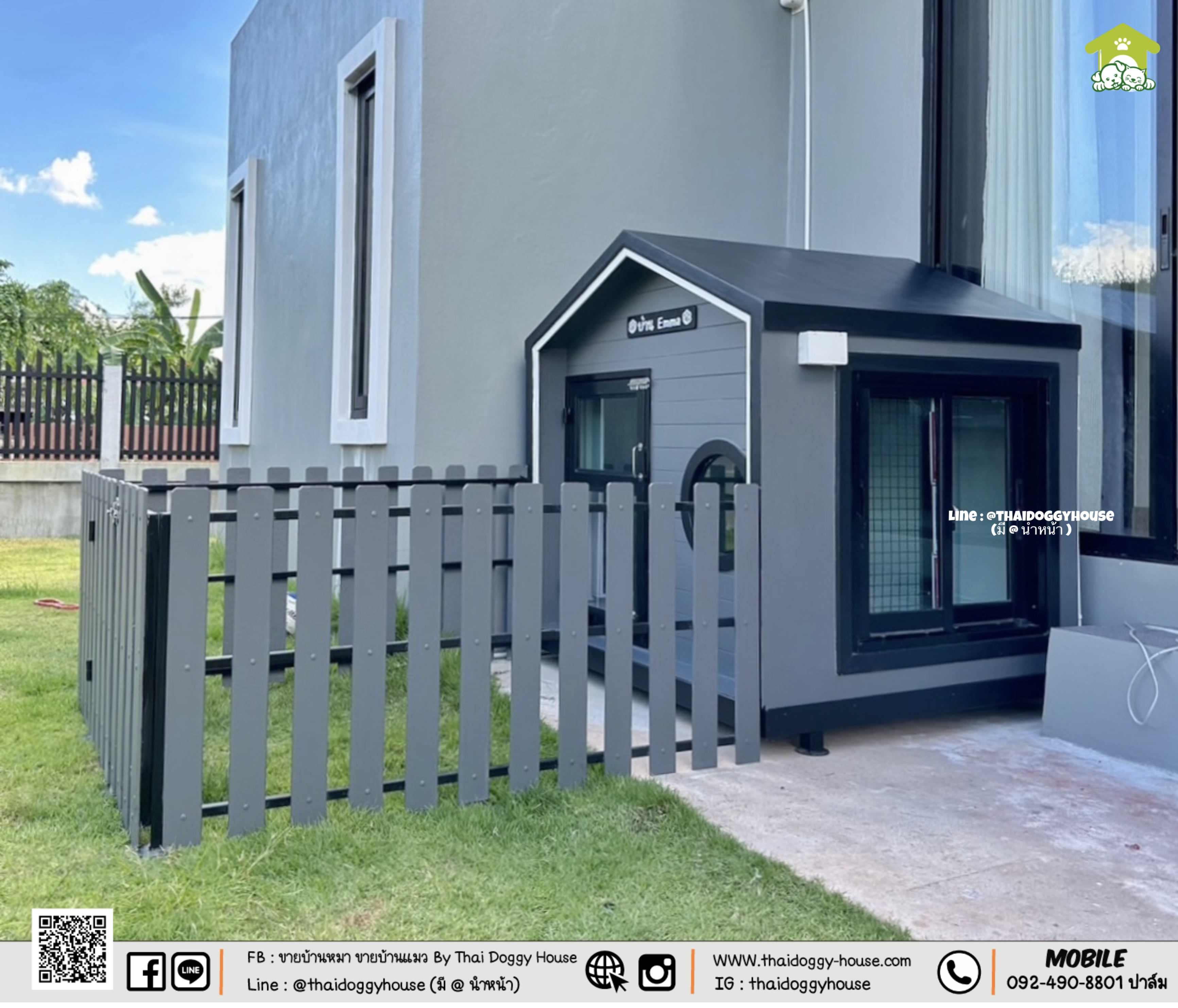 บ้านหมา บ้านแมว "𝐍𝐎𝐑𝐃𝐈𝐂 𝐒𝐓𝐘𝐋𝐄 𝐁𝐘 𝐓𝐇𝐀𝐈 𝐃𝐎𝐆𝐆𝐘 𝐇𝐎𝐔&#x