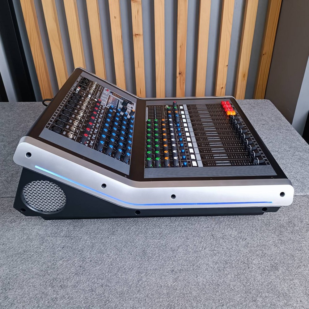 PROEUROTECH PMX-P8400 X4 POWERMIXER+บูลทูส เพาเวอร์มิกเซอร์ รุ่นใหม่ โปรยูโรเทค 8 ช่องไมค์ 4 ช่องขับลำโพง 400 วัตต์ ตัดความถี่ซับได้ PMXP8400X4 เอไอ-ไพศาล