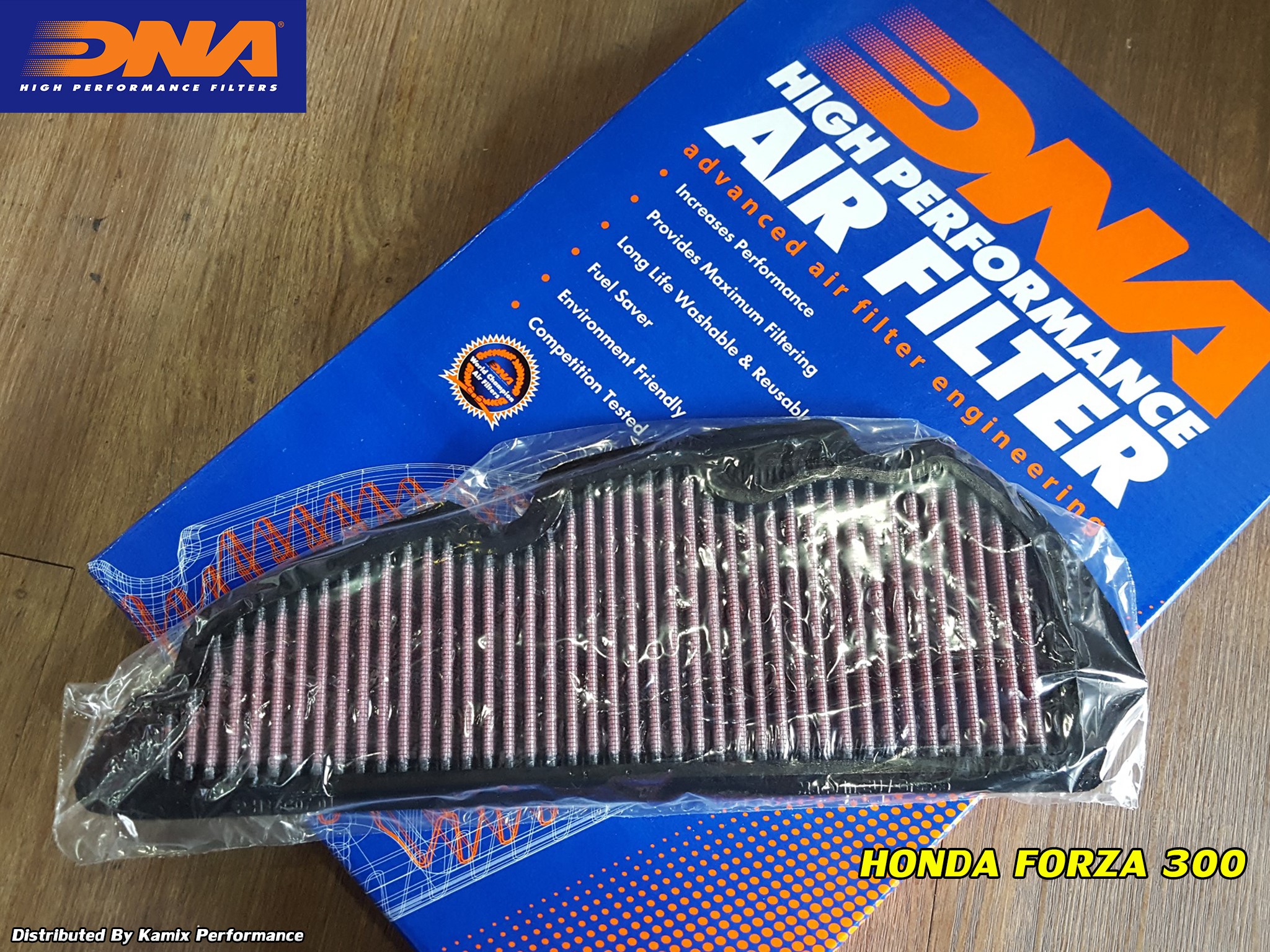 กรองอากาศ DNA สำหรับ Honda Forza 300