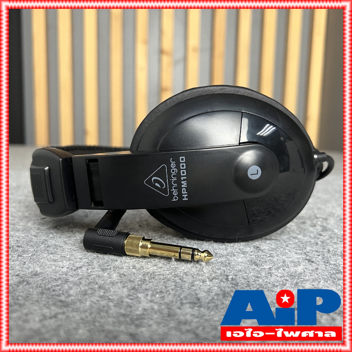 BEHRINGER HPM 1000 -bk หูฟังสีดำ HEADPHONE HPM-1000 หูฟังครอบหู หูฟังมอนิเตอร์ HPM1000 เอไอ-ไพศาล +++