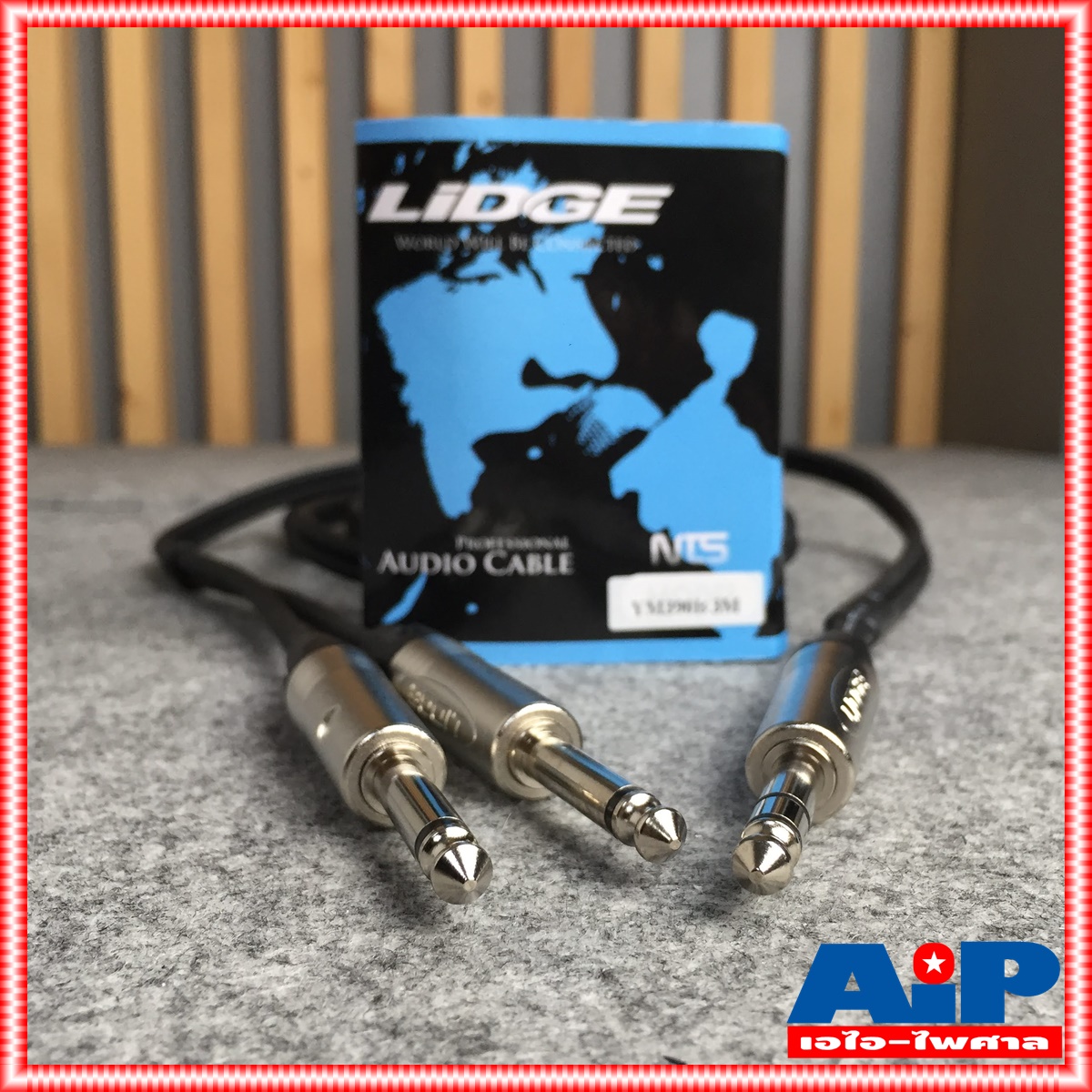 3เมตร LIDGE YM-390B สาย P.MIC ST ออก PHONE mono x2 YM390B PHONE ST ออก ปลั๊กไมค์โมโน x2 สาย INSERT สายสัญญาณ