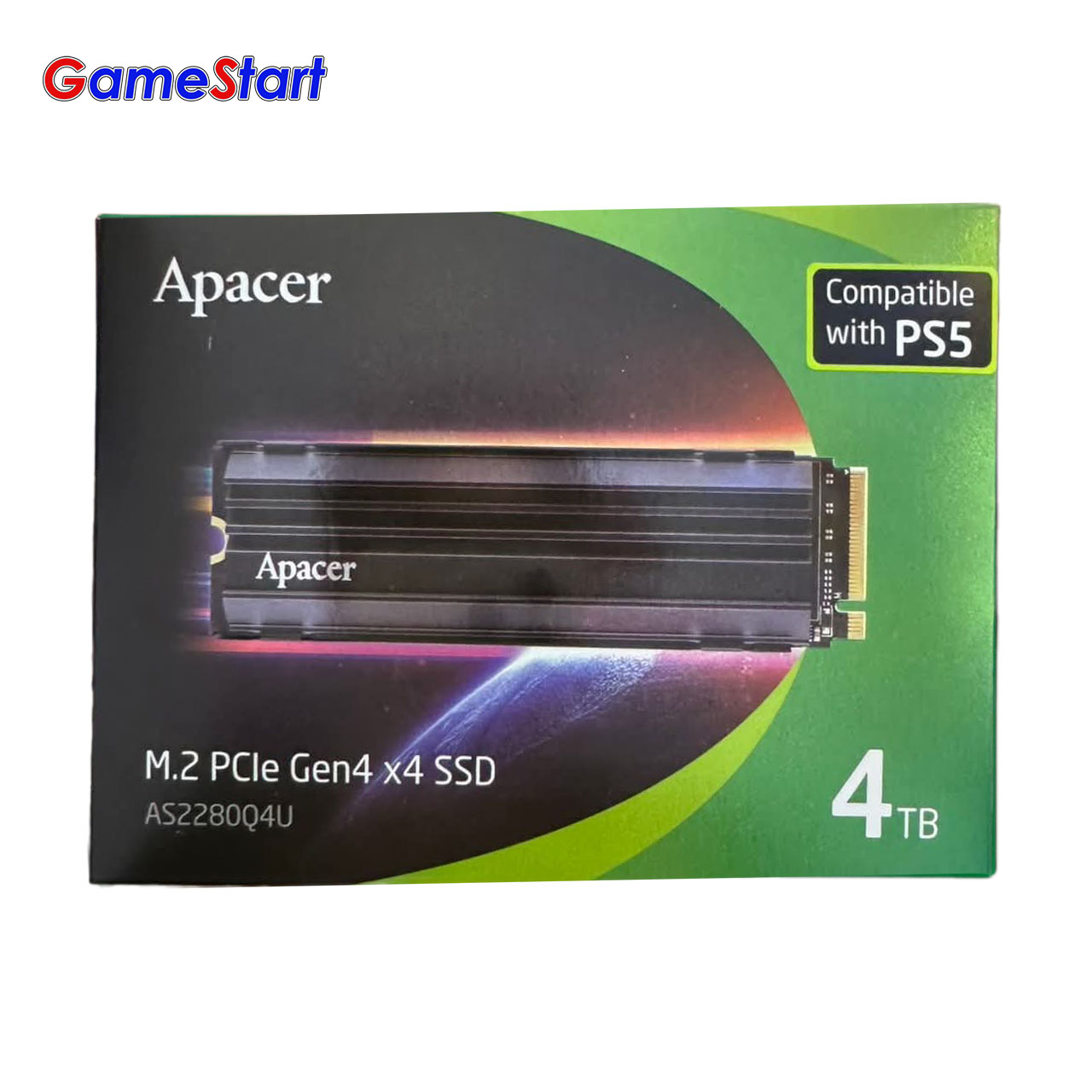 Apacer:SSD AS2280Q4U M.2 PCIe Gen4 x4 : ขนาด 4TB [Compatible with PS5] รับประกัน 5 ปี