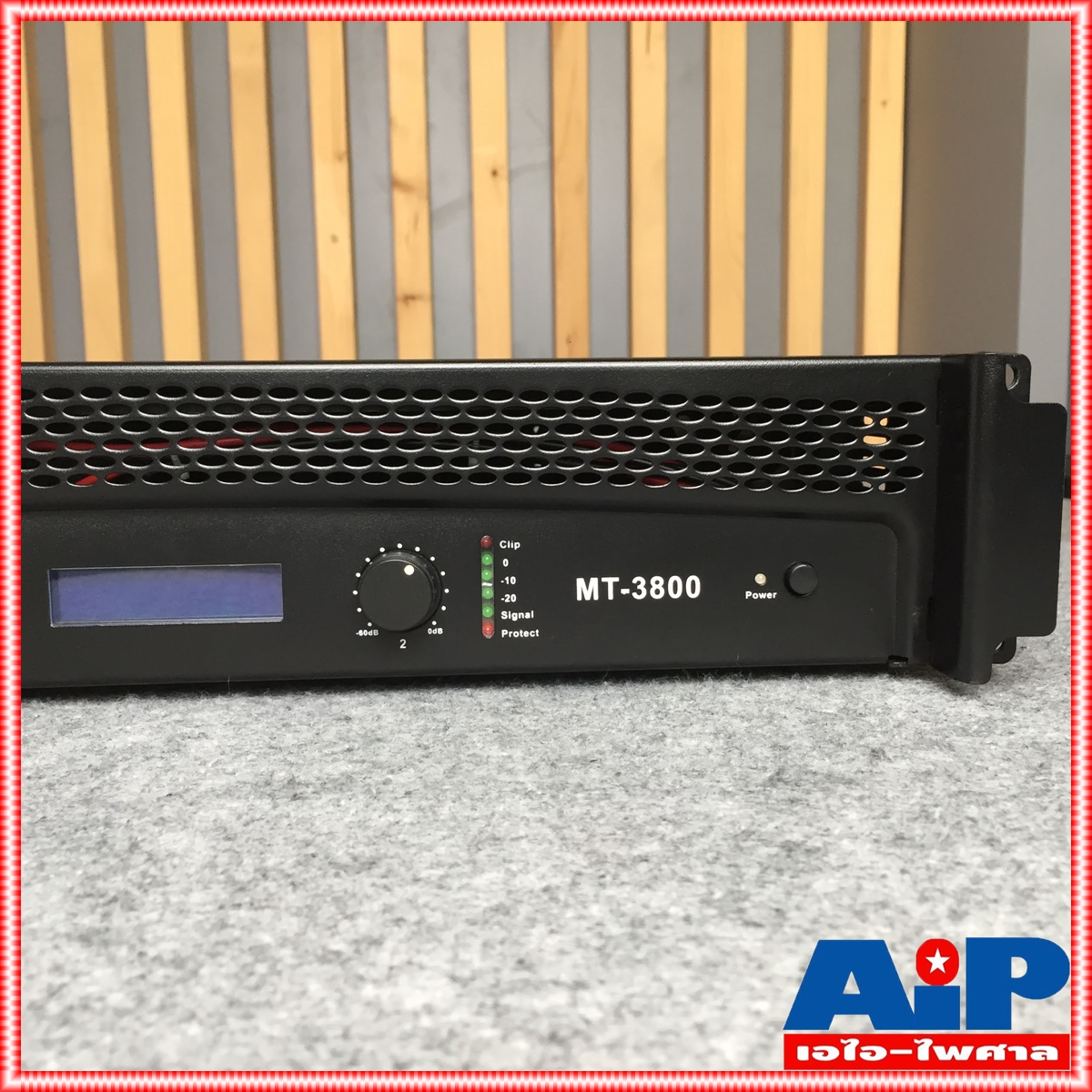 MICROTECH MT-3800 poweramp พาวเวอร์แอมป์ กำลังวัตต์ 350W ที่8 โอห์ม/ กำลังวัตต์ 550W ที่4โอห์ม MT3800 MT 3800 เอไอ-ไพศาล