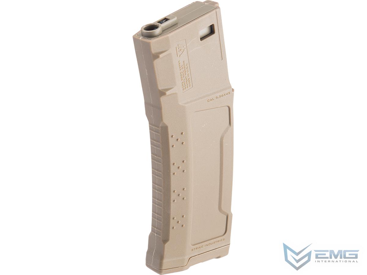 EMG Strike Industries Licensed 220rd Mid-Cap Magazine for M4 AR-15 Series Airsoft AEG Rifles (Color: Dark Earth)