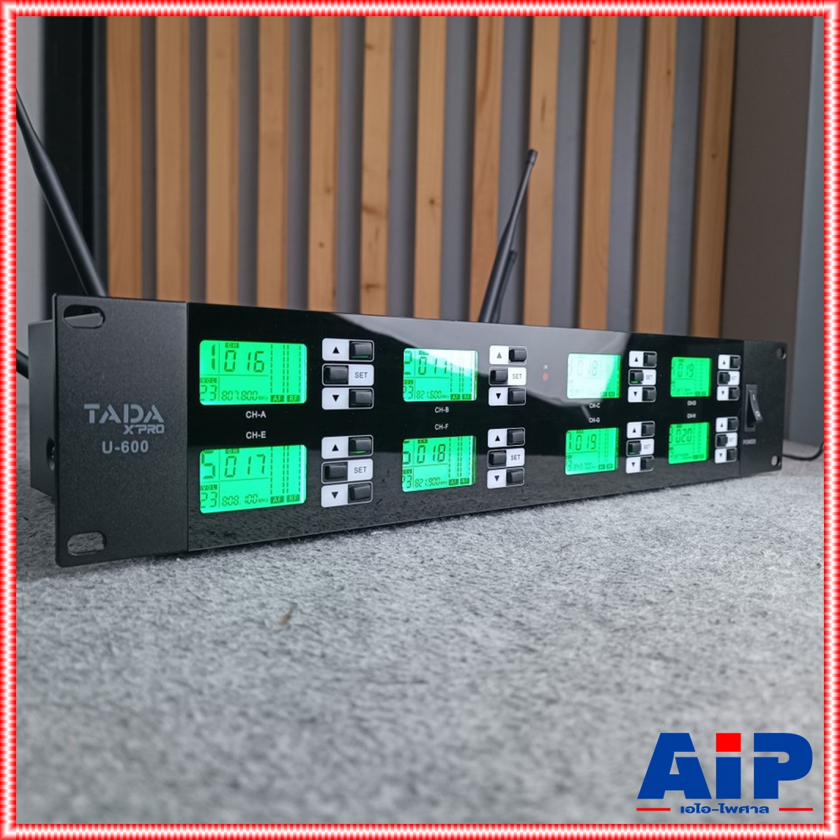 TADA U-600 ไมค์ตั้งโต๊ะไร้สาย 8ตัว UHF U600 U 600 TA DA จูนคลื่นความถี่ได้ ชุดห้องประชุม ไมค์ตั้งโต๊ะ ไมค์ลอย ไมค์ประชุมไร้สาย ไมค์ห้องประชุม ไมค์ก้านยาว tada ไมค์การประชุม TADA ชุดประชุมแบบไร้สาย เอไอ-ไพศาล
