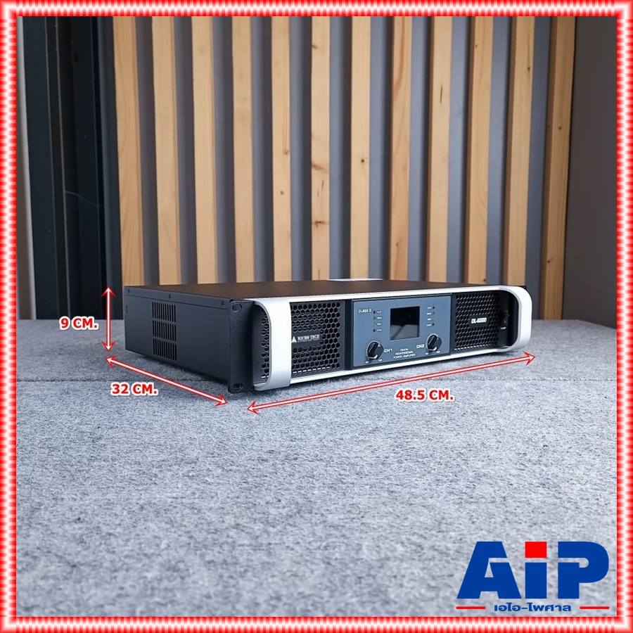 MICROTECH DL-6000 poweramp เพาเวอร์แอมป์ Class D ไมโครเทค ระบบสวิทชิ่ง น้ำหนักเบา MICRO TECH DL 6000 DL6000 เอไอ-ไพศาล