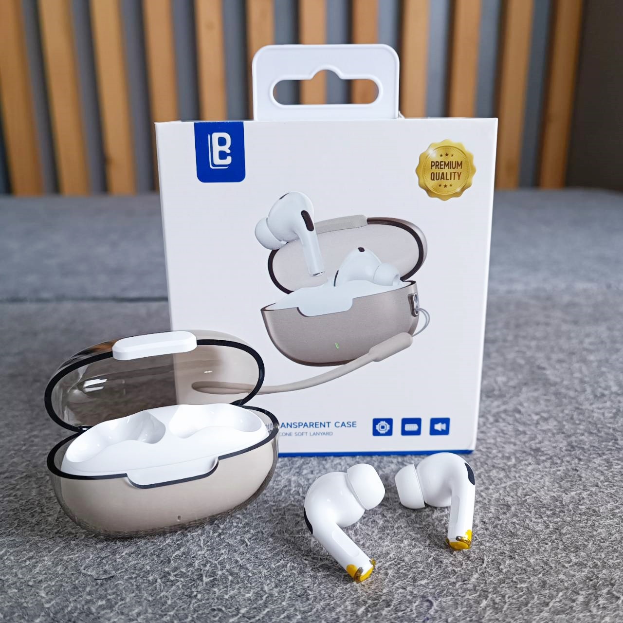 LB BH-12 หูฟังสีขาว หูฟังบูลทูธ Bluetooth Wireless หูฟังแบบอินเอียร์ BH 12 BH12 เอไอ-ไพศาล