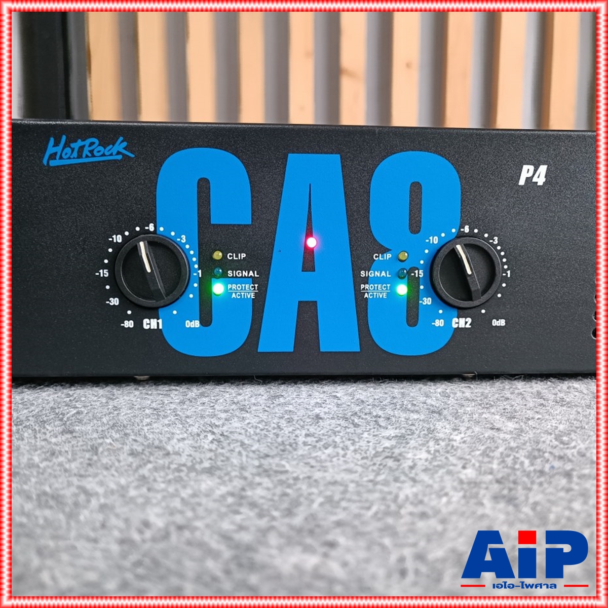 HOTROCK P4 CA8 poweramp P-4 CA-8 ฮอทร็อค P 4 CA 8 พาวเวพอร์แอมป์ 2 CH HOTROCK รุ่น P4 CA8 poweramp 2CH เอไอ-ไพศาล