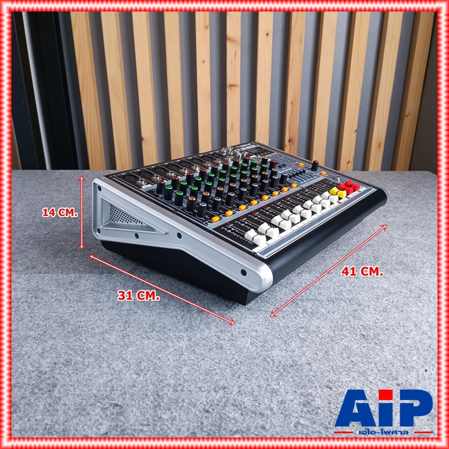 PROEUROTECH PMX-M802DSP POWERMIXER เพาเวอร์มิกเซอร์ 8 ช่อง พร้อมเอฟเฟคในตัว โปรยูโรเทค PMX M 802 DSP PMXM802DSP PRO EUROTECH เอไอ-ไพศาล