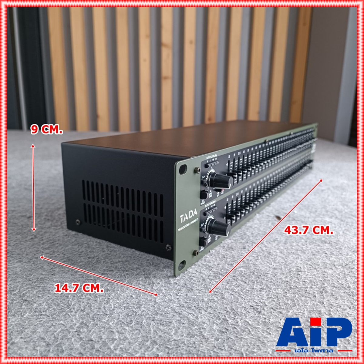 TADA 231XL EQ Equalizer ธาดา อีควอไลเซอร์ 231-XL EQ2ชั้น สไลค์สั้น TADA รุ่น 231XL TADA EQ-231XL อิคลอไลเซอร์ 2x31 ช่อง เอไอ-ไพศาล