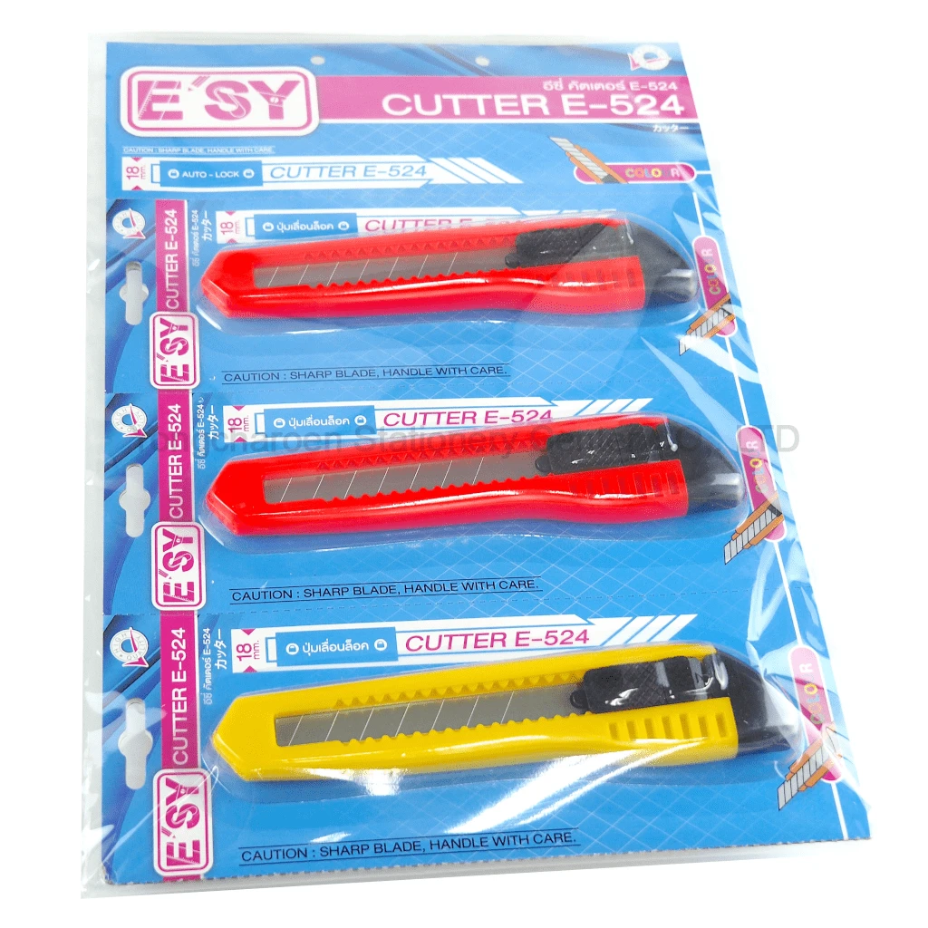 มีดคัตเตอร์ใหญ่ E-SY E-524