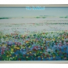 ภาพวิวบัว สีอะคริลิค Lotus scenery Acrylic color