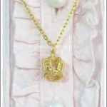 สร้อยคอโลลิต้า จี้มงกุฎ 3D สีทอง Lolita Necklace