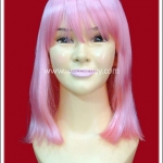 วิกผมบ๊อบสั้น สีชมพูนมเย็น Pink Bob Cosplay Wig