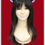 ที่คาดผมหูแมว สีดำ Black Cat's Ears Headband